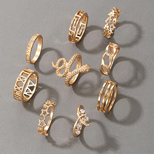 Contemporary Stackable Rings Set (Style 3)